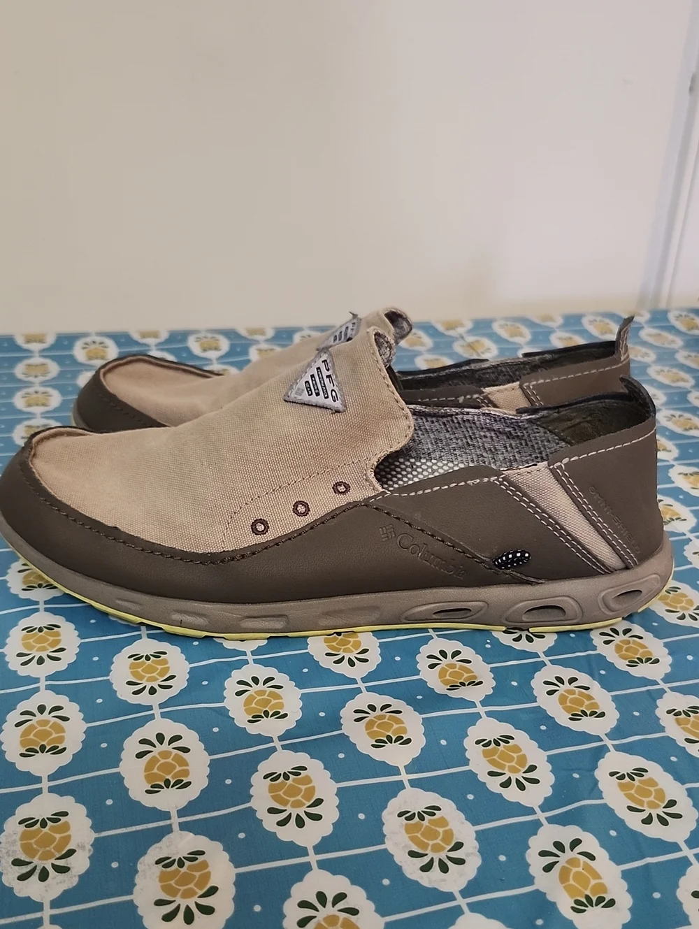 Columbia Bahama Vent Loco Relaxed III Mens Size 9 Boat Shoes Multicolor Fishing